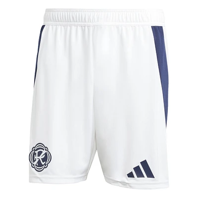 Short adidas blanc New England Revolution Away 2025 Eastern White Pine X Flag of Authentic pour homme