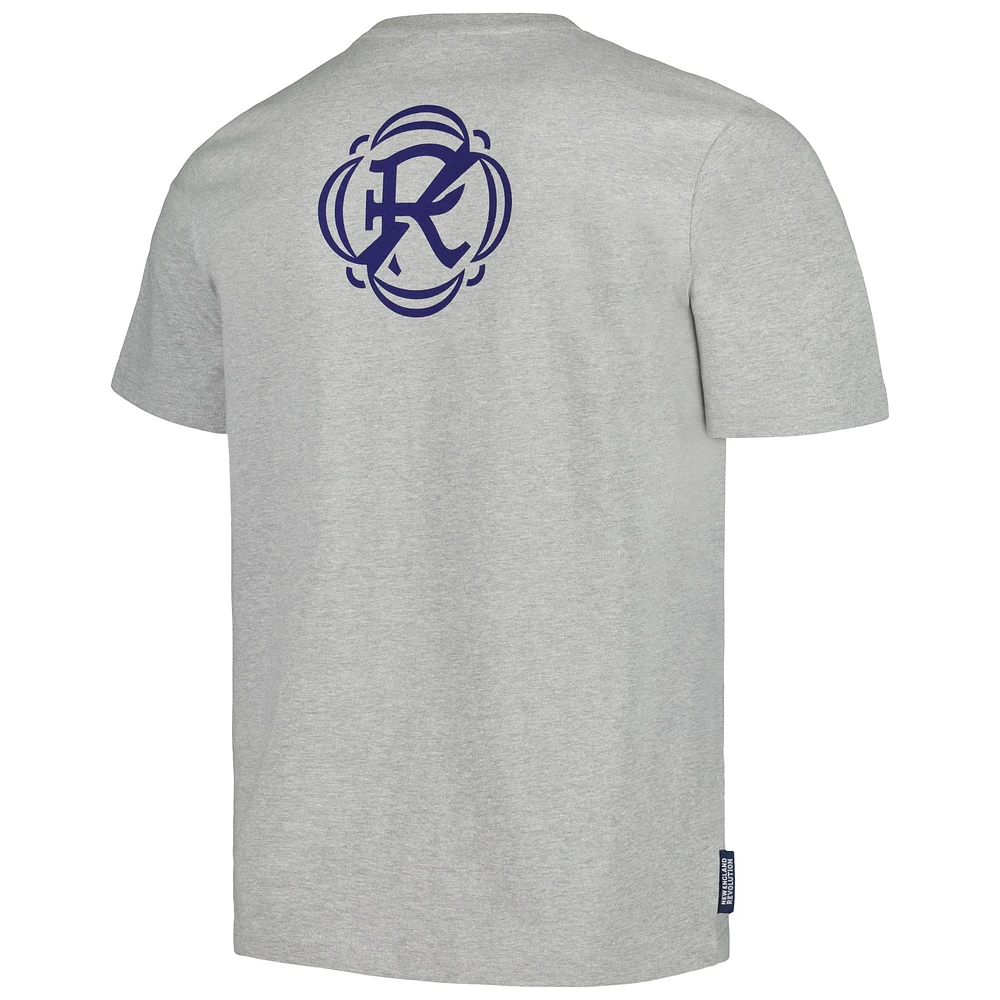 Men's Gray New England Revolution Culture Heavy T-Shirt
