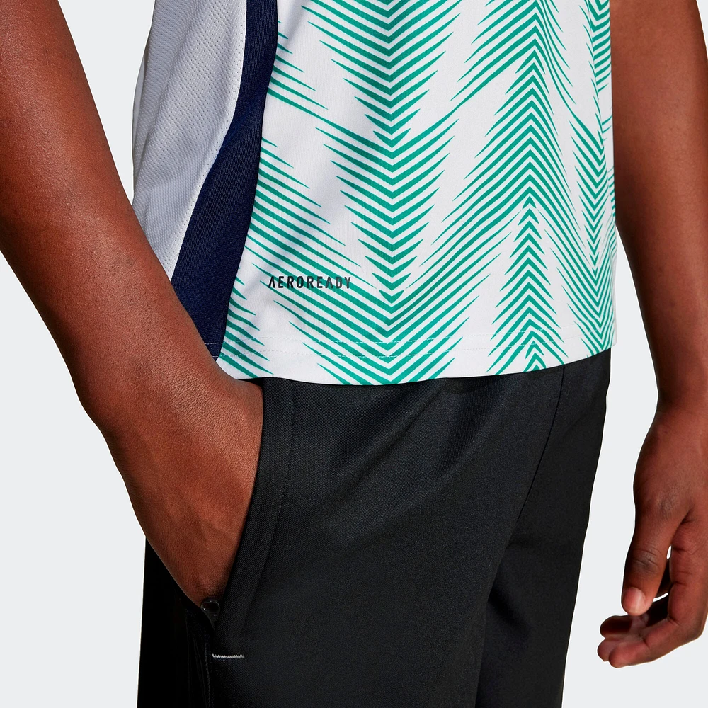 Maillot réplique adidas New England Revolution 2025 Eastern White Pine x Flag of pour jeunes
