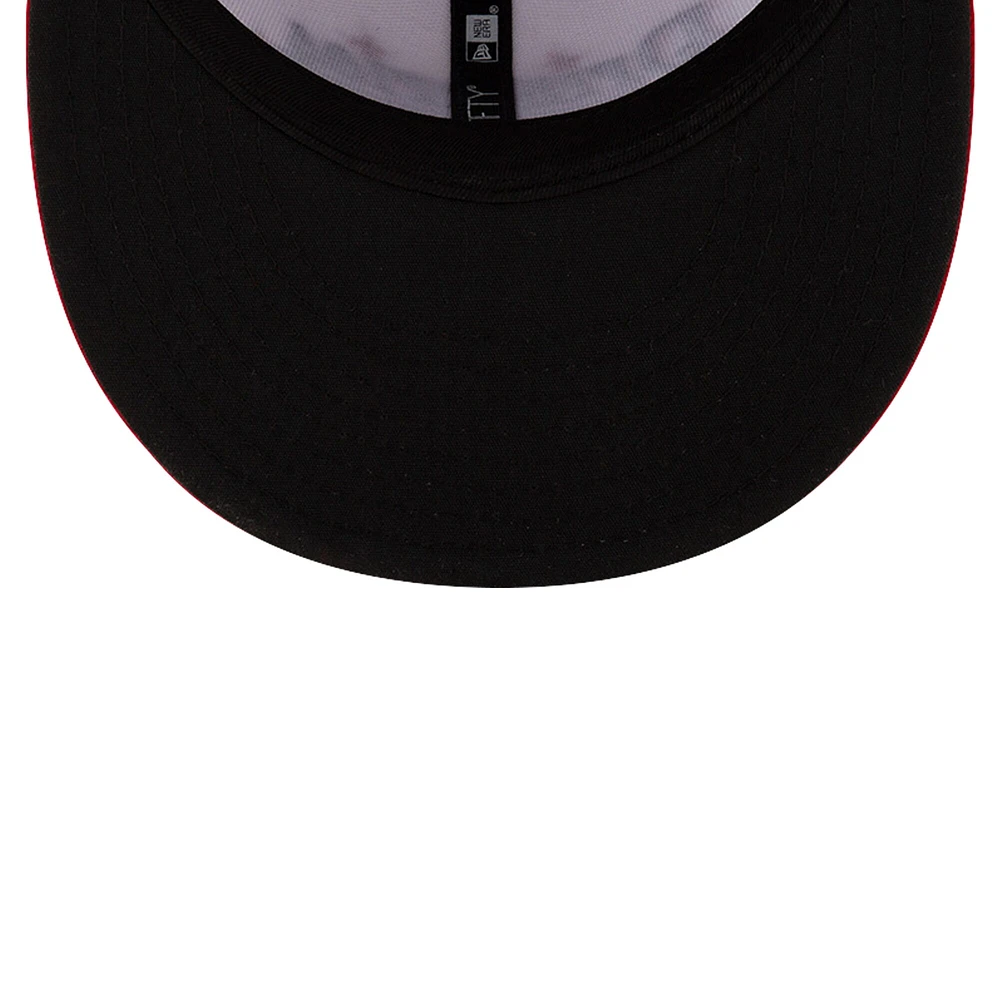 Men's New Era Blue Hampshire Fisher Cats Theme Night Primaries 59FIFTY Fitted Hat