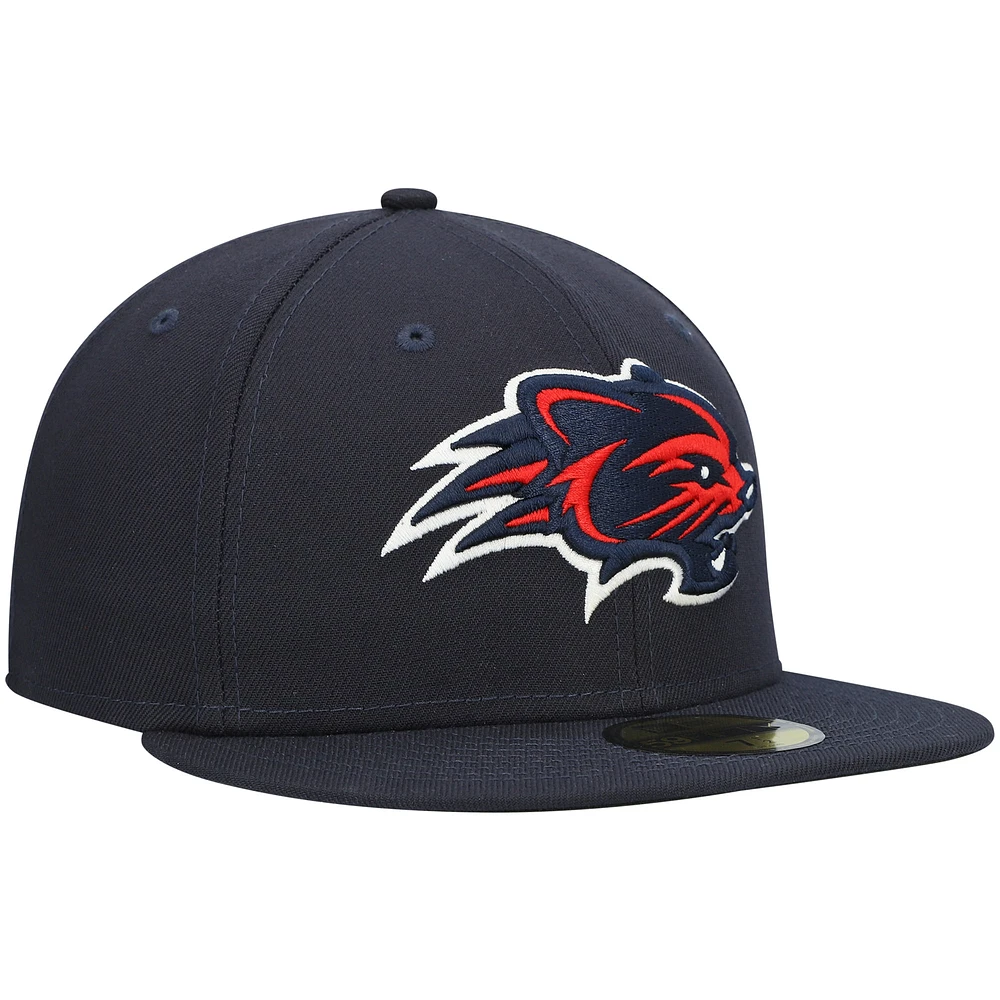 NWE NHCATS NAVY HOME MIB AUTHENTIC COLLECTION 59FIFTY HATMENHIC