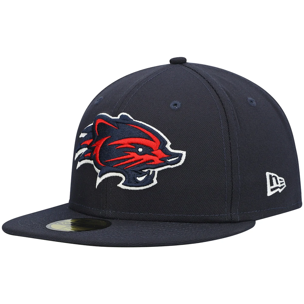 NWE NHCATS NAVY HOME MIB AUTHENTIC COLLECTION 59FIFTY HATMENHIC