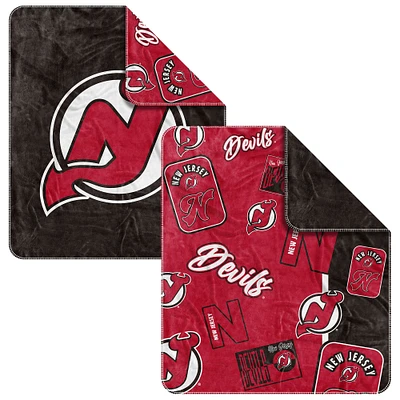 Couverture tissée Dream Weave des Devils du New Jersey 50" x 60"