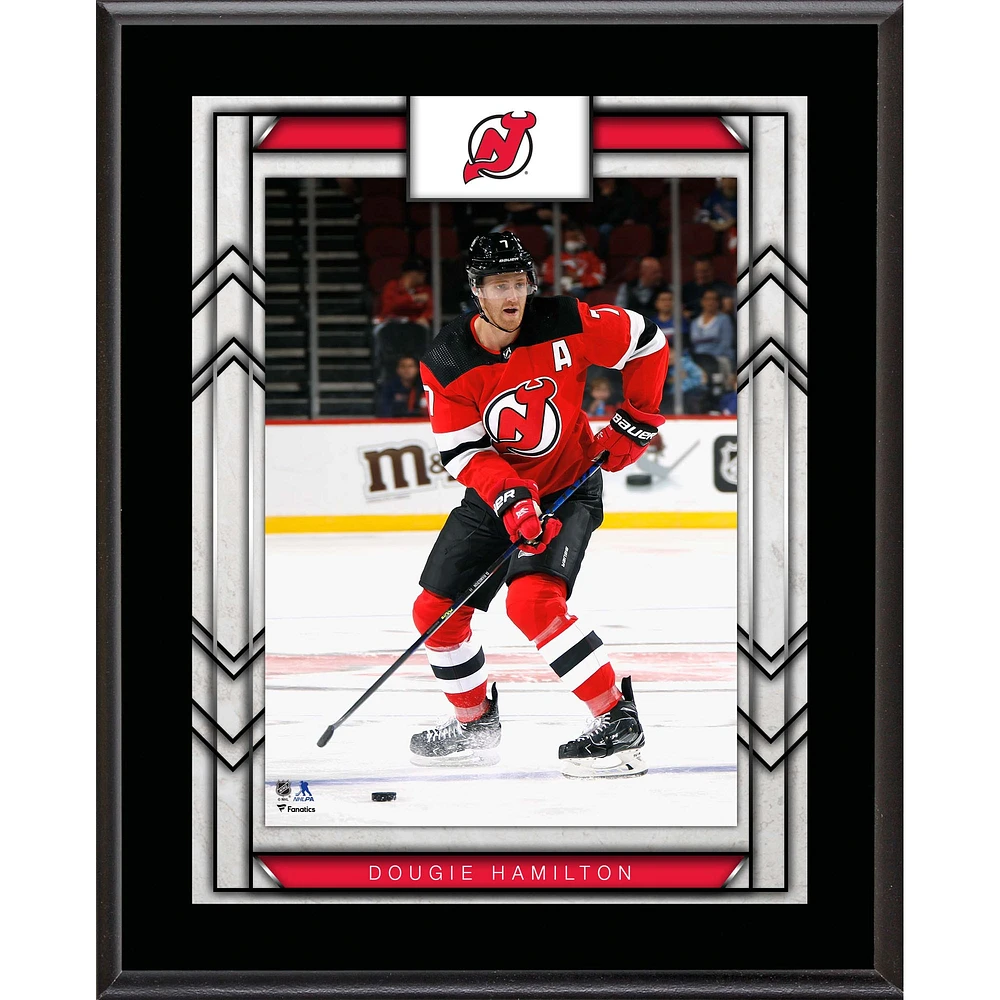 Dougie Hamilton New Jersey Devils 10.5" x 13" Sublimated Player Plaque