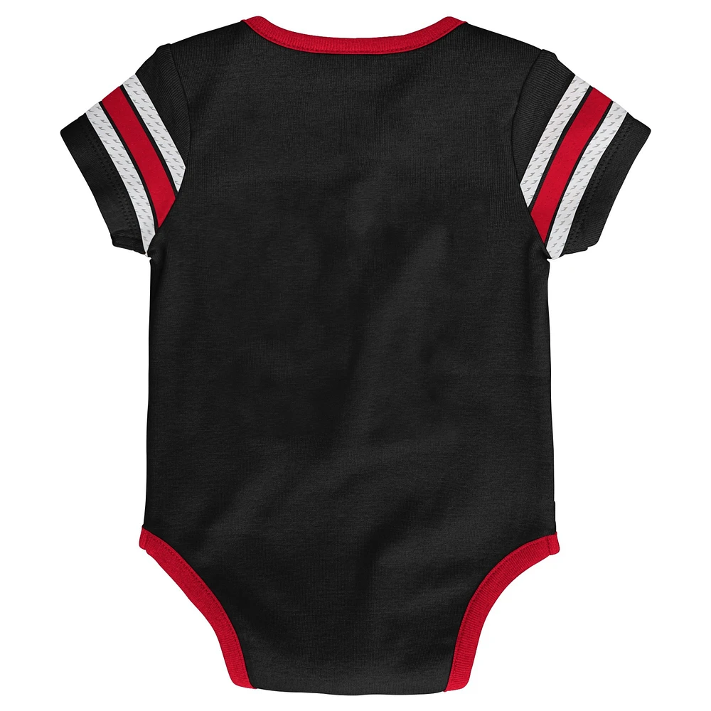 Infant Black New Jersey Devils Hockey Bodysuit