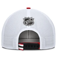 Men's Fanatics /White New Jersey Devils Authentic Pro Rink Trucker Hat