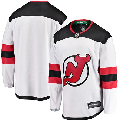 New Jersey Devils Breakaway Away Blanc par Fanatics pour hommes - Maillot vierge