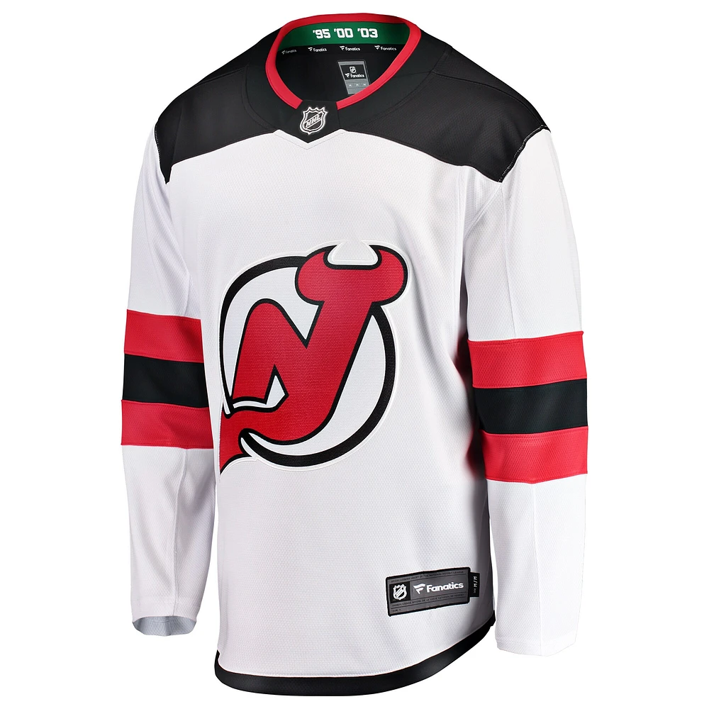 Men's Fanatics White New Jersey Devils Breakaway Away
