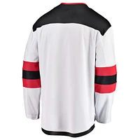 Men's Fanatics White New Jersey Devils Breakaway Away