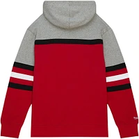 Sweat à capuche rouge/gris Mitchell & Ness pour hommes, entraîneur-chef des Devils du New Jersey