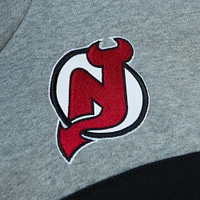 Sweat à capuche rouge/gris Mitchell & Ness pour hommes, entraîneur-chef des Devils du New Jersey