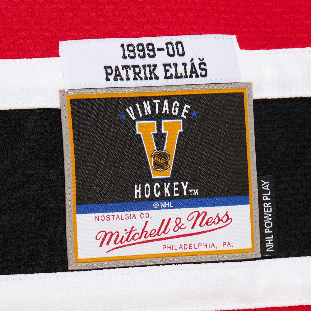 Men's Patrik Elias Red New Jersey Devils 1999-00 Power Play