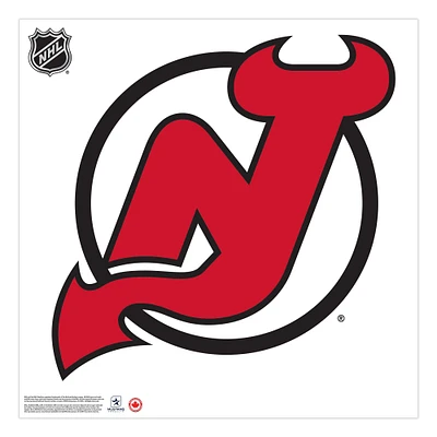 New Jersey Devils - 36'' x 36'' Team Repositional Vinyl Wall Decal