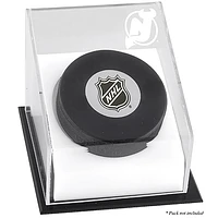 New Jersey Devils Puck Deluxe Logo Display Case