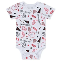 Newborn & Infant WEAR by Erin Andrews New Jersey Devils Turn Me Around Bodysuits Pants 3-Piece Set