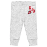 Newborn & Infant WEAR by Erin Andrews New Jersey Devils Turn Me Around Bodysuits Pants 3-Piece Set