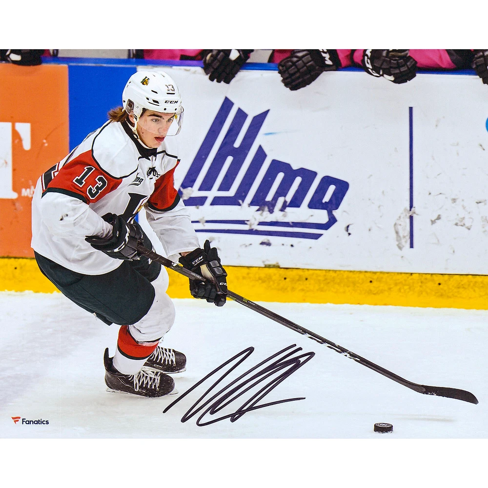 Nico Hischier New Jersey Devils Autographed 8" x 10" Halifax Mooseheads Photograph