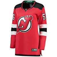 Women's Fanatics Erik Haula Red New Jersey Devils Home Breakaway Player