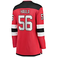 Women's Fanatics Erik Haula Red New Jersey Devils Home Breakaway Player