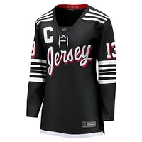 Women's Fanatics Nico Hischier Black New Jersey Devils Alternate Premier Breakaway Player
