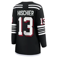 Women's Fanatics Nico Hischier Black New Jersey Devils Alternate Premier Breakaway Player