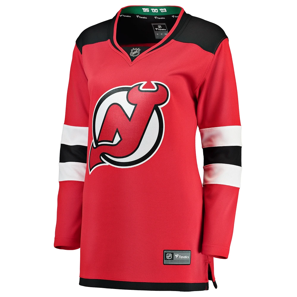 Women's Fanatics Red New Jersey Devils Breakaway Home