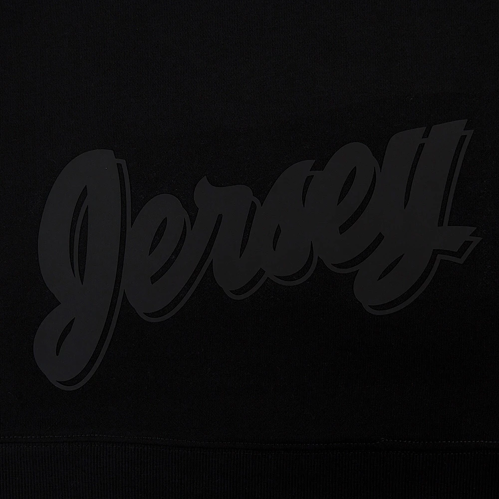 Women's Pro Standard  Black New Jersey Devils Jewels Cropped Pullover Hoodie