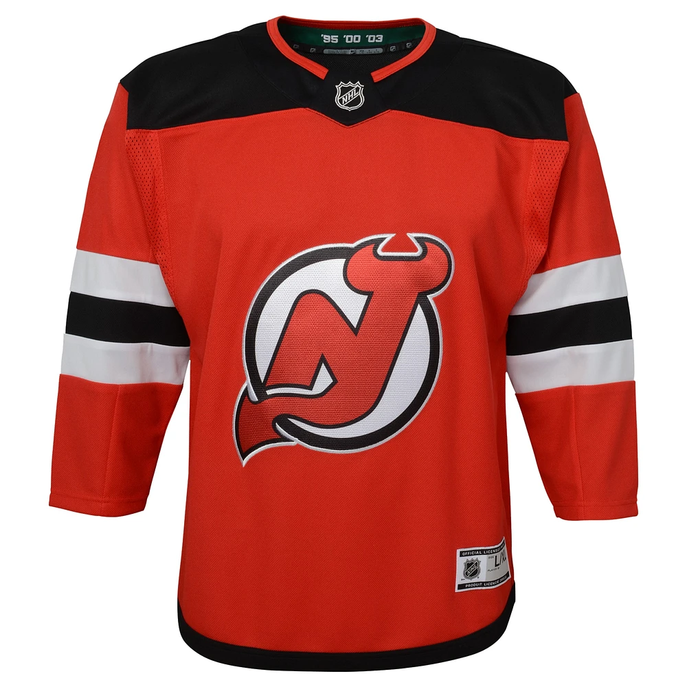 Youth Red New Jersey Devils Home Premier Blank