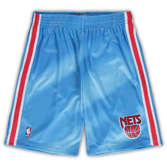 Short bleu Mitchell & Ness New Jersey Nets Big Tall Hardwood Classics Team Swingman pour hommes