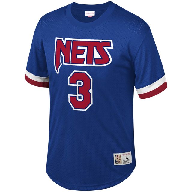T-shirt en maille Mitchell & Ness Drazen Petrovic Royal New Jersey Nets pour hommes