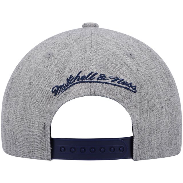 Casquette New Jersey Nets Hardwood Classics Team 2.0 Snapback Mitchell & Ness pour homme, gris chiné