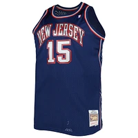 Men's Mitchell & Ness Vince Carter Navy New Jersey Nets Big Tall Hardwood Classics 2006/07 Swingman