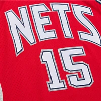 Men's Mitchell & Ness Vince Carter Red New Jersey Nets 2006/07 Hardwood Classics Swingman