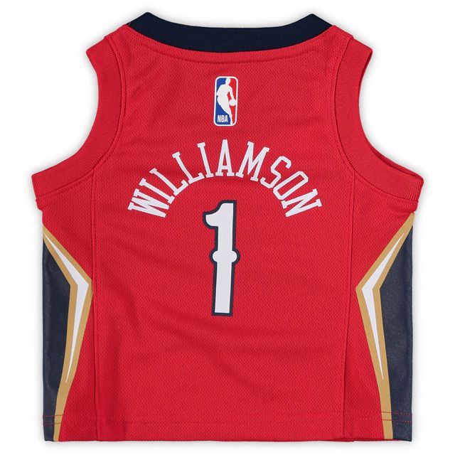 Maillot Jordan Brand Zion Williamson pour bébé New Orleans Pelicans 2020/21 rouge - Statement Edition