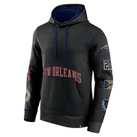 Men's Fanatics Black New Orleans Pelicans Home Court Pullover Hoodie