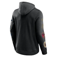 Men's Fanatics Black New Orleans Pelicans Home Court Pullover Hoodie