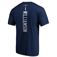 Men's Fanatics Zion Williamson Navy New Orleans Pelicans 2019 NBA Draft Playmaker Name & Number T-Shirt