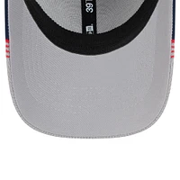 Men's New Era Gray/Navy Orleans Pelicans Active Trim 39THIRTY Flex Hat