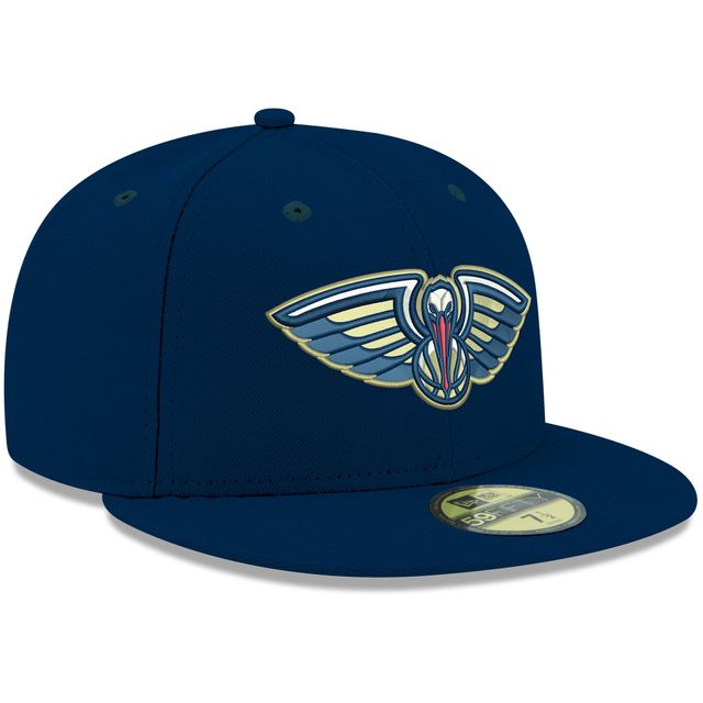 Casquette ajustée 59FIFTY New Orleans Pelicans pour homme, bleu marine, couleur officielle de l'équipe Era