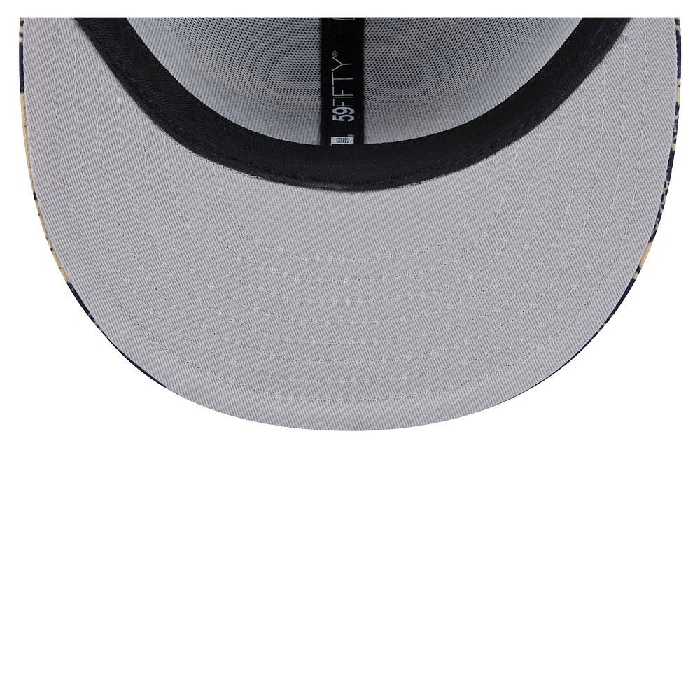 Men's New Era Navy Orleans Pelicans Tip-Off 59FIFTY Fitted Hat