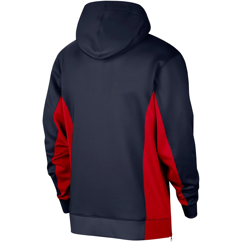 Men's Nike Navy New Orleans Pelicans 2023/24 Authentic Showtime Full-Zip Hoodie