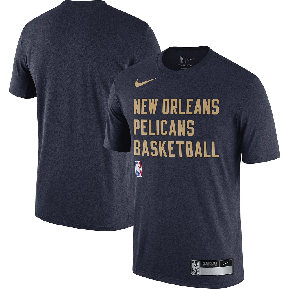 T-shirt Nike New Orleans Pelicans 2023/24 Sideline Legend Performance Practice pour Homme - Bleu marine