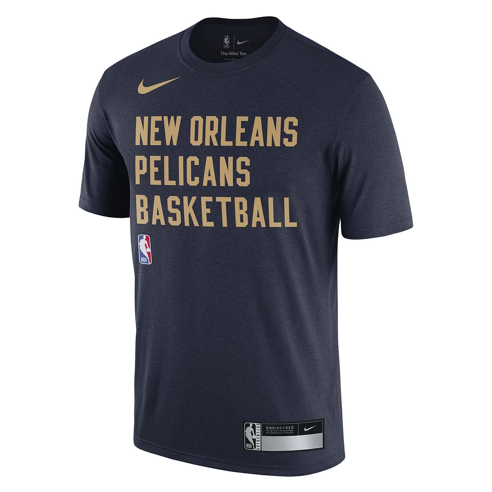 T-shirt Nike New Orleans Pelicans 2023/24 Sideline Legend Performance Practice pour Homme - Bleu marine