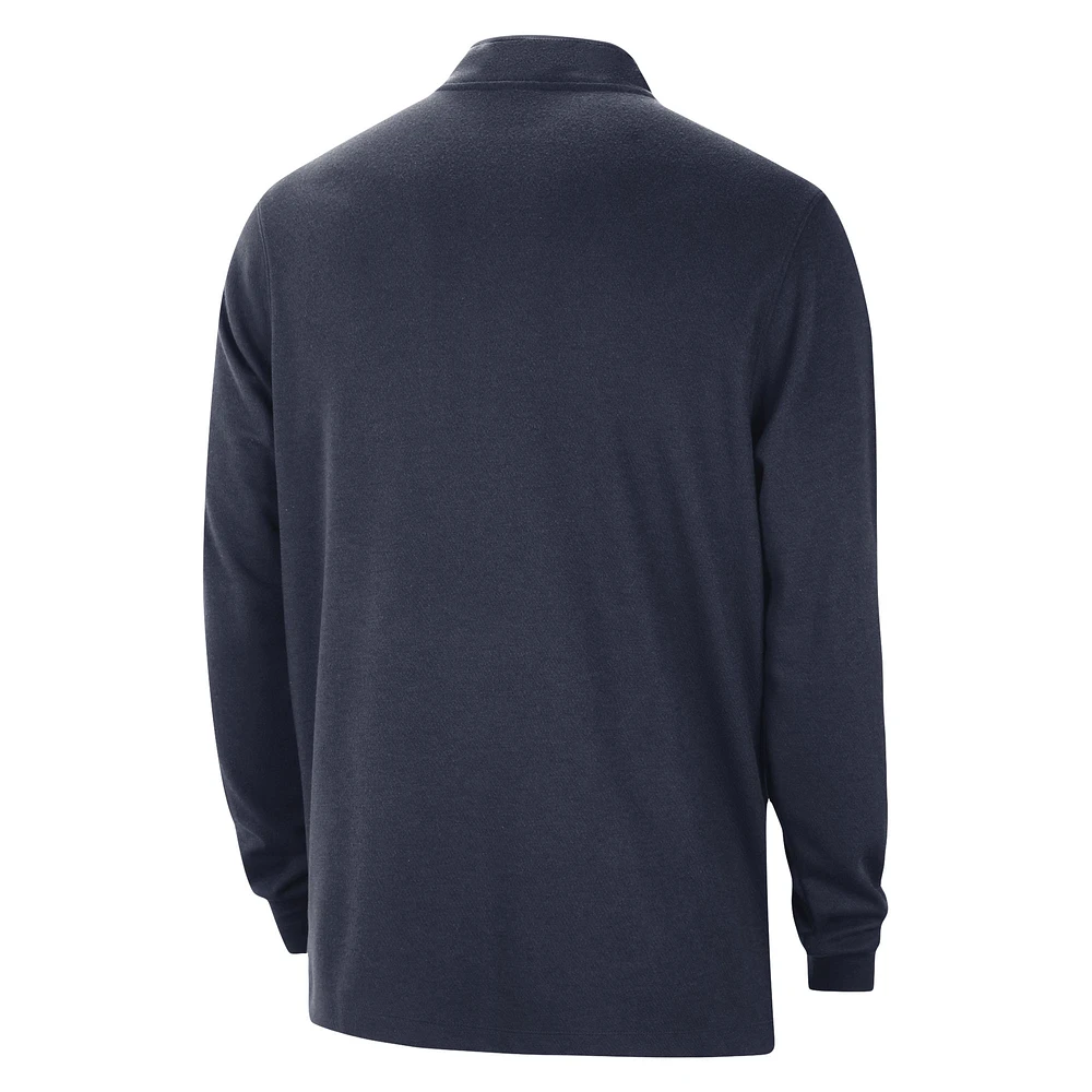 Men's Nike Navy New Orleans Pelicans Authentic Performance Half-Zip Jacket