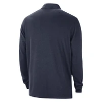 Men's Nike Navy New Orleans Pelicans Authentic Performance Half-Zip Jacket