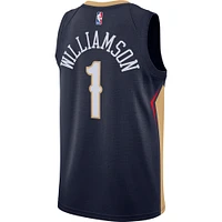 Men's Nike Zion Williamson Navy New Orleans Pelicans Swingman Jersey - Icon Edition