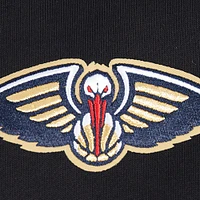 Men's Pro Standard Black New Orleans Pelicans Paint the City Drop Shoulder Sweatshirt