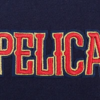 Men's Pro Standard Navy New Orleans Pelicans Script Tail Pullover Hoodie