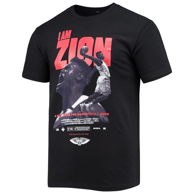T-shirt pour homme Zion Williamson Black New Orleans Pelicans Check the Credits Player