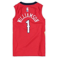 Préscolaire Jordan Brand Zion Williamson Red New Orleans Pelicans 2020/21 Fast Break Replica Jersey - Statement Edition